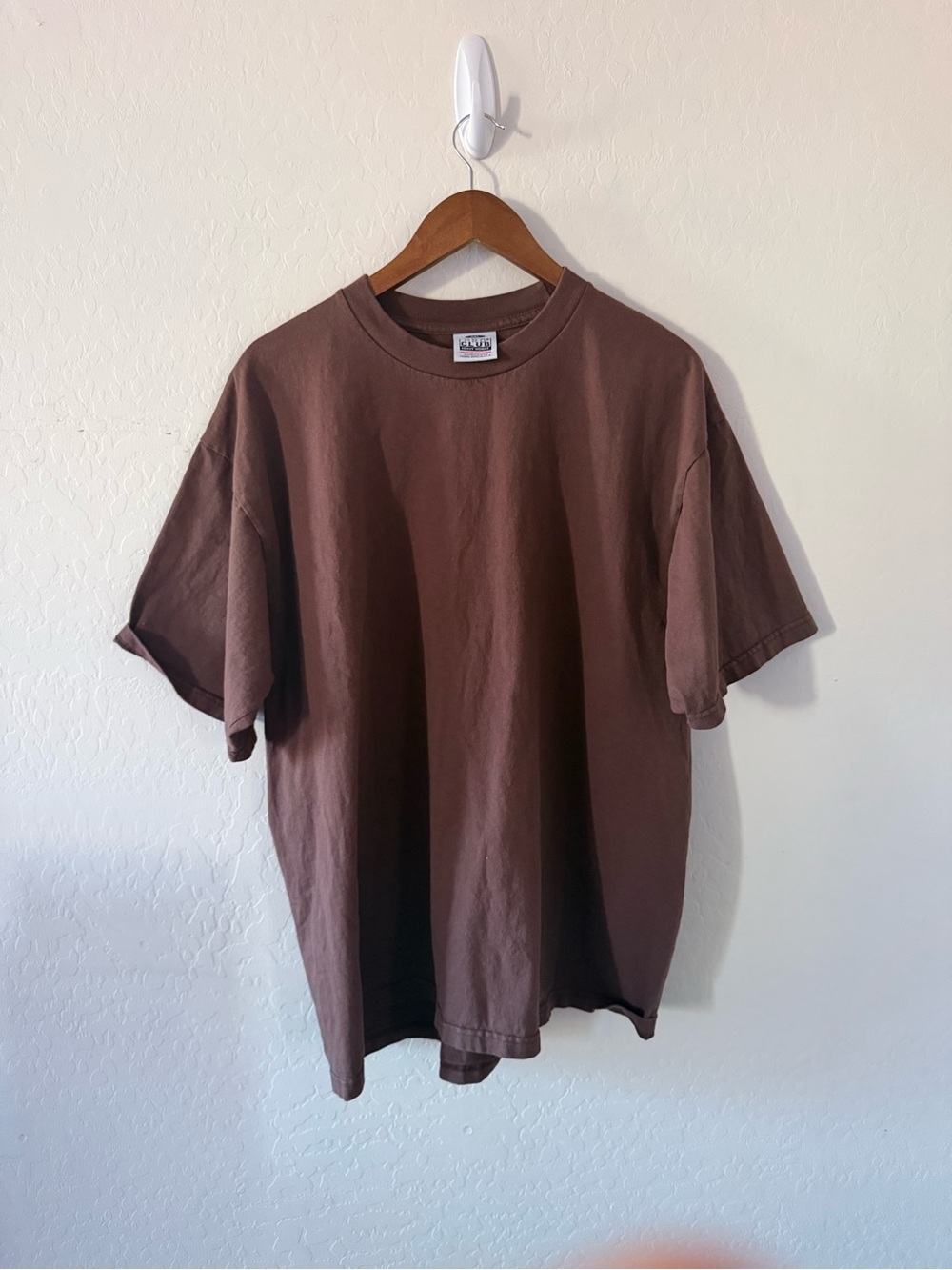 Pro Club Heavyweight Brown T-Shirt Men’s 2XL 100% Cotton Blank Tee